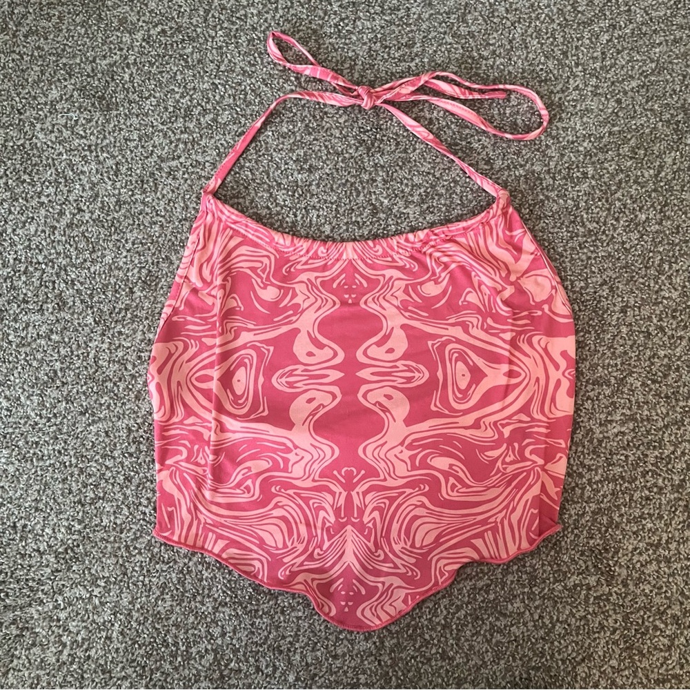 SHEIN Pink Crop Top